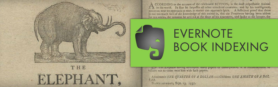 Evernote Book Indexing