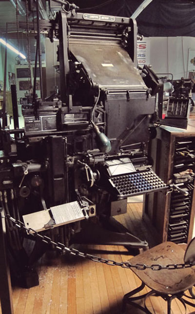 Linotype Exhibit