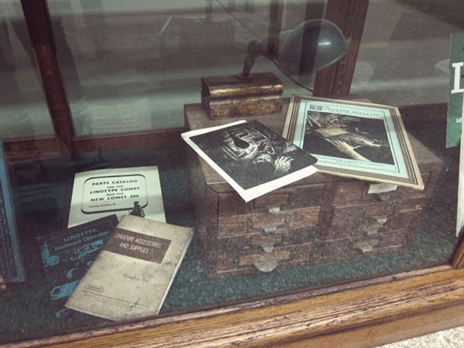 Linotype Exhibit