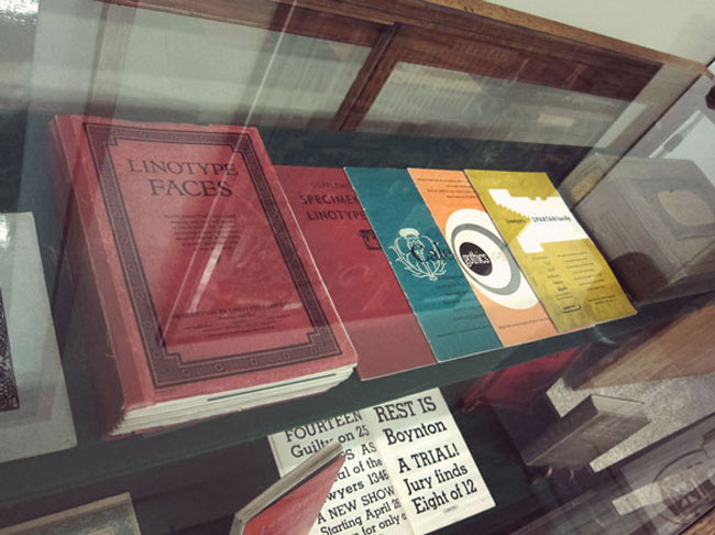 Linotype Exhibit