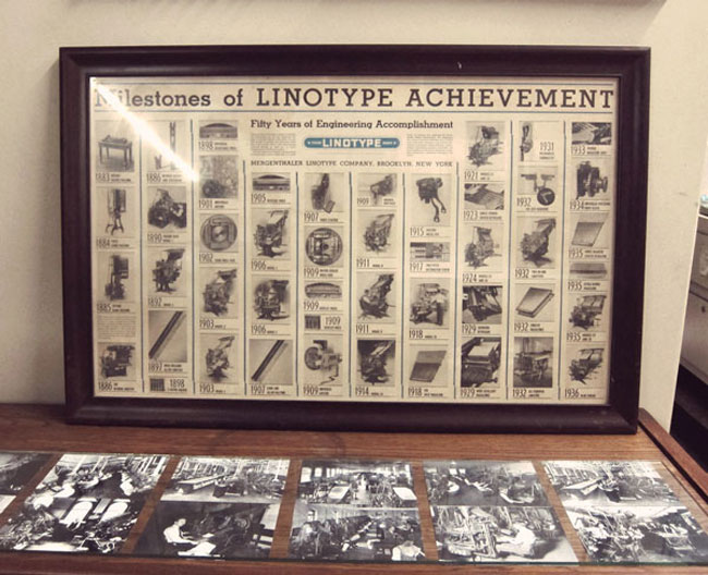Linotype Exhibit