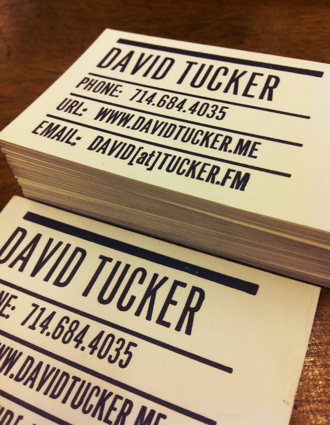 Ludlow Business Cards