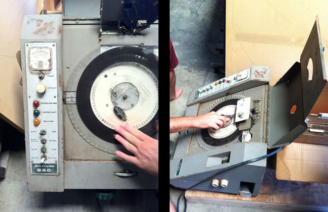 VARI-TYPER Headliner Multi-Line 840 - Phototypesetting