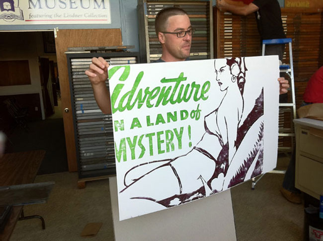 Presses In Movies And Lawn Roller Printing