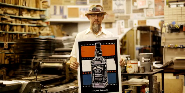 Jack Daniel's And Letterpress