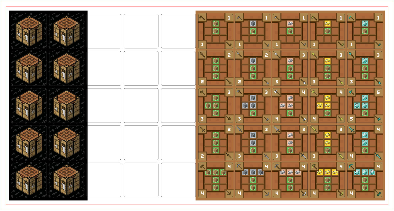 Minecraft - Card Game