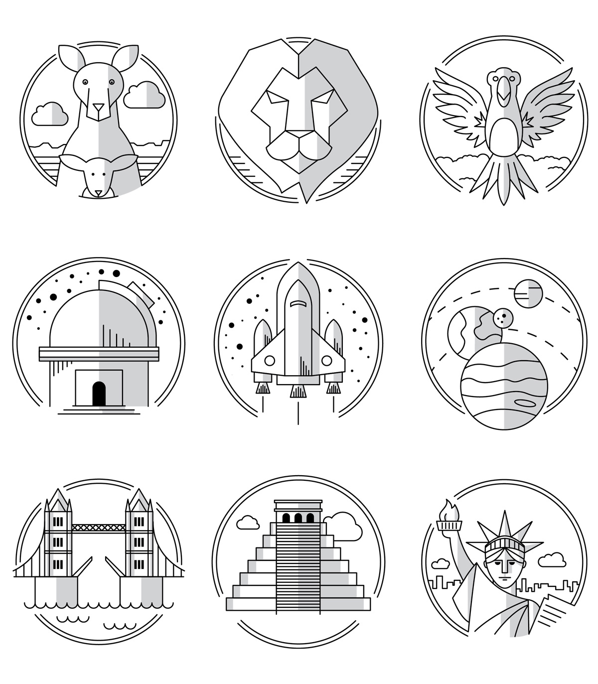 View-Master Reel Illustrations