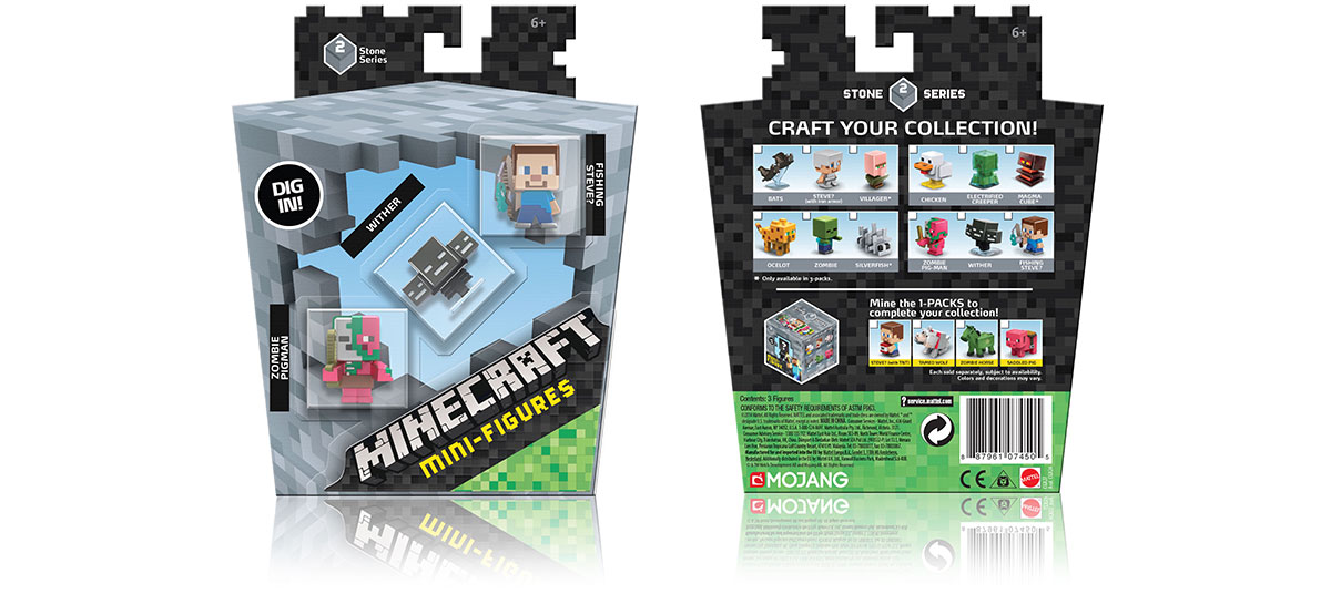 Minecraft - Stone Series Packaging