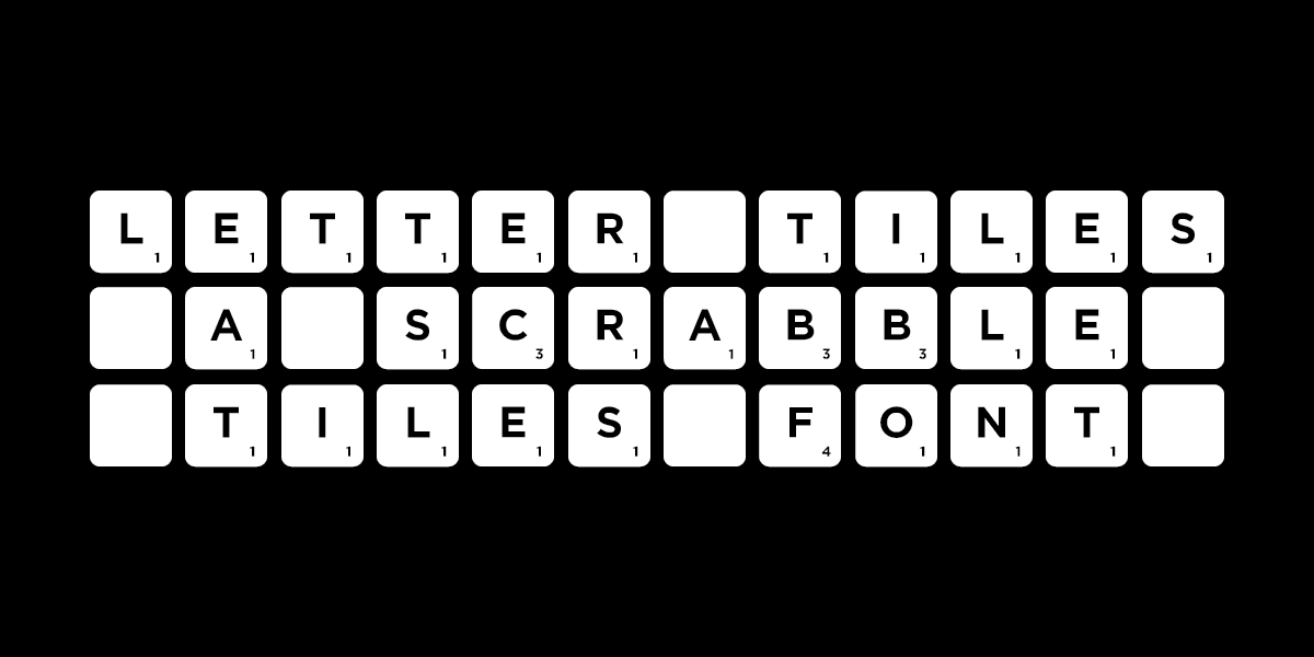 Font - Letter Tiles