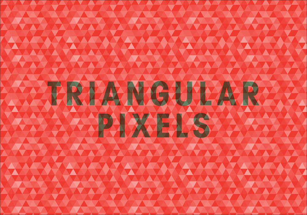 TRIANGULAR PIXEL PATTERN