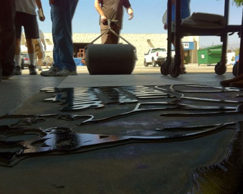 Presses In Movies And Lawn Roller Printing