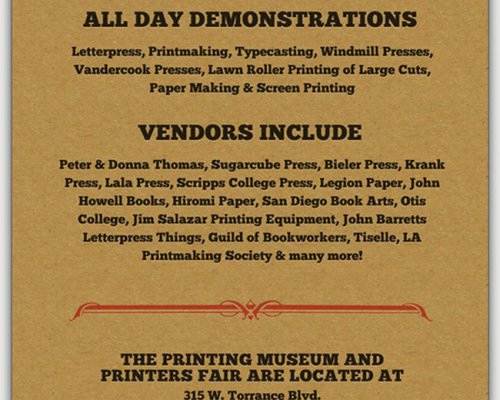 Printers Fair Promotional Website