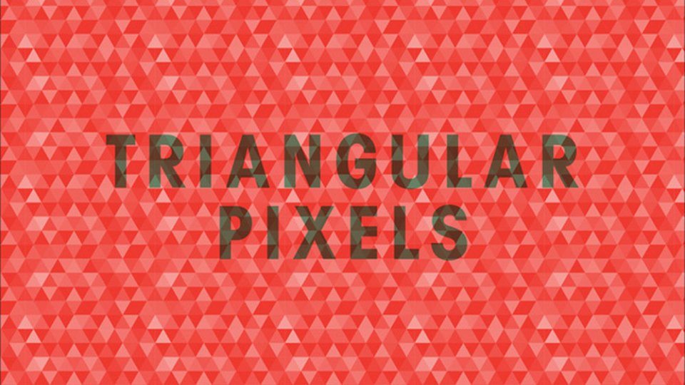 TRIANGULAR PIXEL PATTERN