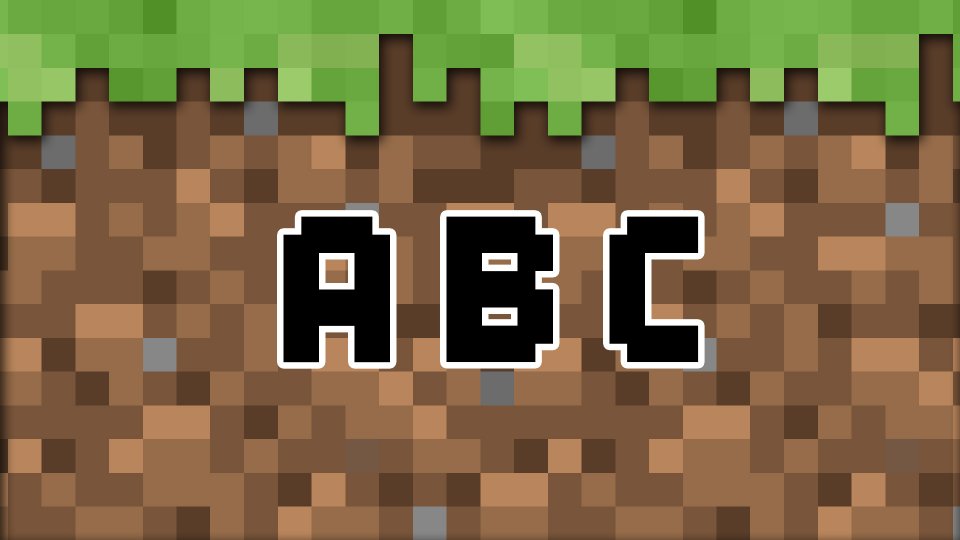 Minecraft Font