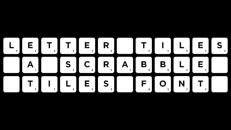 Font - Letter Tiles